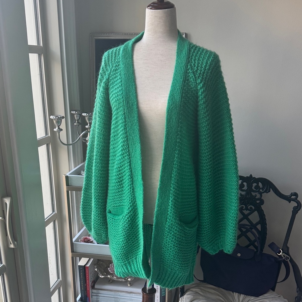 Scotch & Soda Vibrant Green Women's Cardigan